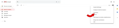 Gmail : interface