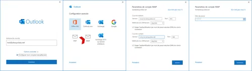 Outlook : ajouter un compte
